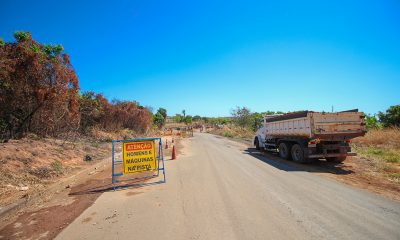 Iniciado obra de recuperação de trecho danificado na estrada da Antinha