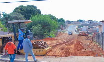 Iniciado obras na Rua Maria de Lourdes Moreira