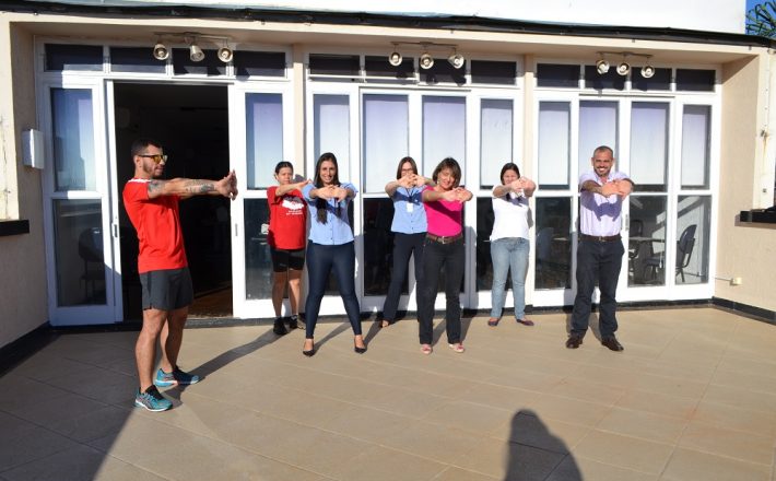 Ginástica Laboral na Acia