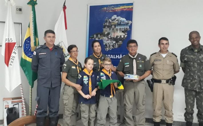 37º BPM realiza solenidade comemorativa ao Dia da Bandeira