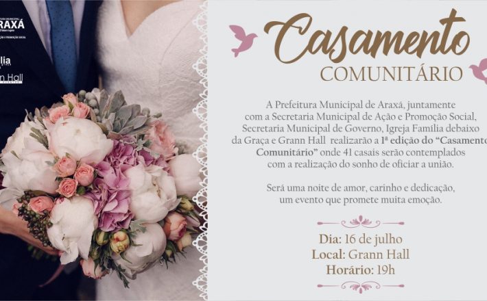 Prefeitura promove Casamento Comunitário