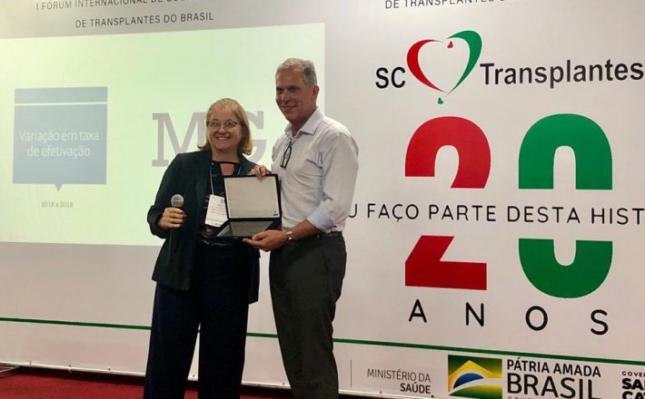 Minas recebe prêmio por maior captação de órgãos do país