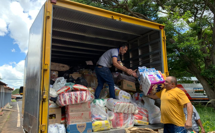 Quinta Região da Polícia Militar arrecada mais de 5 toneladas de donativos durante Campanha “SOS CHUVAS”