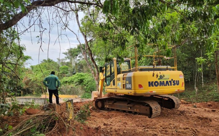 Prefeitura de Araxá inicia construção da nova ponte sobre o Ribeirão Pirapetinga