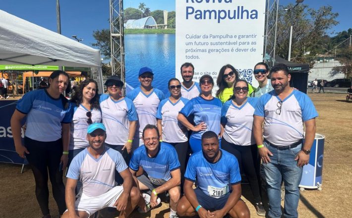 Voluntários da Copasa entram novamente em ação durante Circuito das Estação para divulgar o Reviva Pampulha