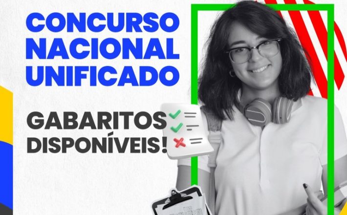 Gabarito das provas objetivas já está disponível no site do Concurso Nacional Unificado