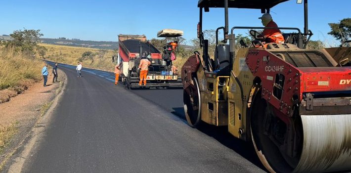 70% dos serviços concluídos na rodovia que faz divisa entre Araxá e São Paulo