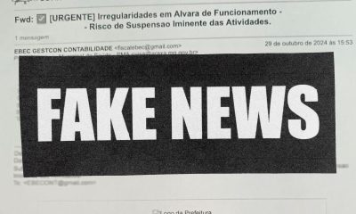 Prefeitura de Araxá alerta sobre e-mails falsos