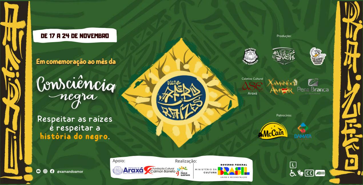 Festival Afro Raízes celebra o Dia da Consciência Negra com programação gratuita em Araxá