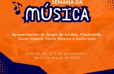 Semana da Música é realizada em Araxá com programação gratuita de 25 e 28 de novembro