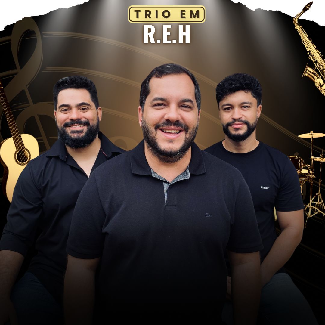 Trio em R.E.H se apresenta no Clube Araxá com sucessos de compositores brasileiros ainda vivos