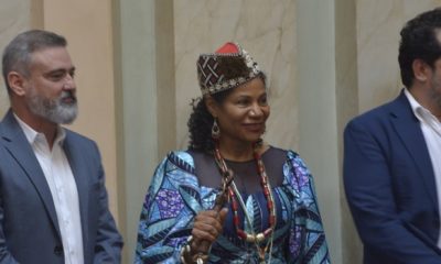 Governo do Estado recebe a rainha do Congo