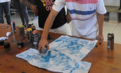 Centro Socioeducativo de Uberlândia leva a arte do grafite para adolescentes em cumprimento de medida