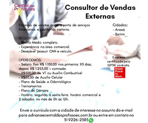 Vagas Central de Profissões