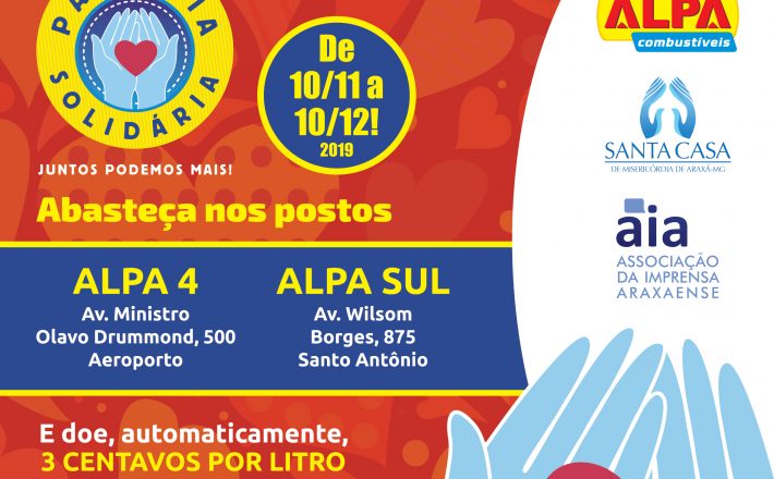 Campanha Solidária – Santa Casa – Postos Alpa