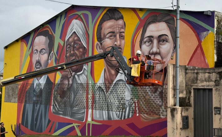 Araxá dá início à transformação de ginásios em galeria de arte a céu aberto