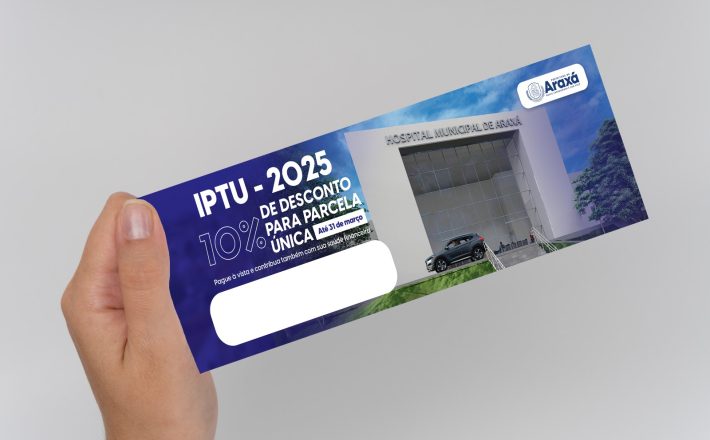 IPTU 2025: Prefeitura de Araxá disponibiliza emissão de guia online e desconto de 10% para pagamento à vista