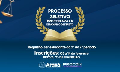 Procon Araxá abre processo seletivo para contratação de estagiários de direito