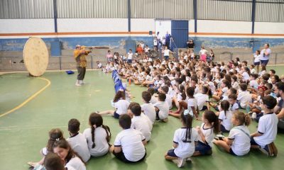 Tri Ciclo Espetáculos: três dias de comemoração com 1.300 pessoas nas escolas  municipais