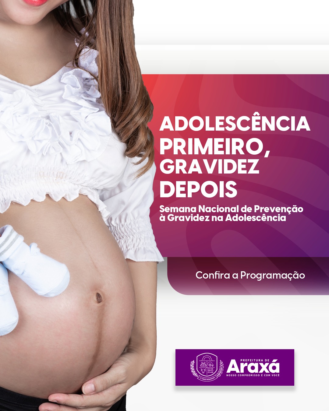 Semana de Prevenção à Gravidez na Adolescência acontece entre os dias 1º e 8 de fevereiro