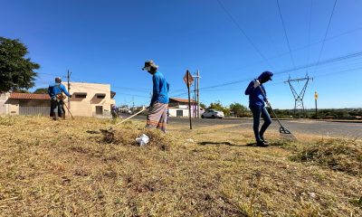 Secretaria de Serviços Urbanos realiza mutirão de limpeza no bairro Jardim das Oliveiras nesta sexta-feira (21)