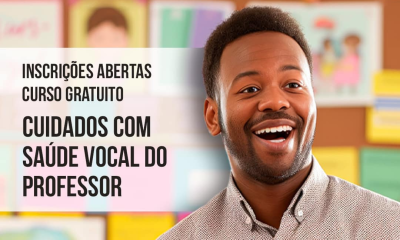 Secretaria de Educação abre inscrições para curso de saúde vocal do professor 