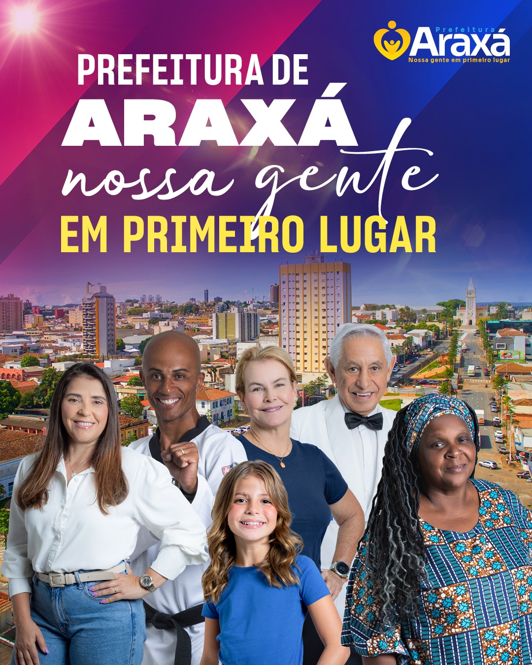 “Nossa Gente em Primeiro Lugar”: Campanha da Prefeitura de Araxá homenageia cidadãos que fazem a diferença