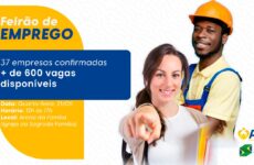 Feirão do Emprego oferece vagas inéditas, contato direto com recrutadores e mais de 600 oportunidades nesta quarta (21)