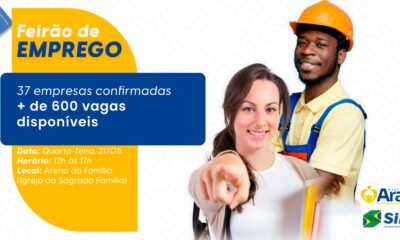 Feirão do Emprego oferece vagas inéditas, contato direto com recrutadores e mais de 600 oportunidades nesta quarta (21)