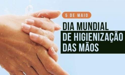 5 de Maio: Dia Mundial de Higienização das Mãos