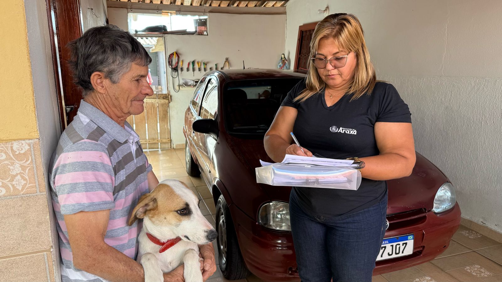 Canil Municipal realiza visitas de acompanhamento a cães adotados e reforça compromisso com o bem-estar animal