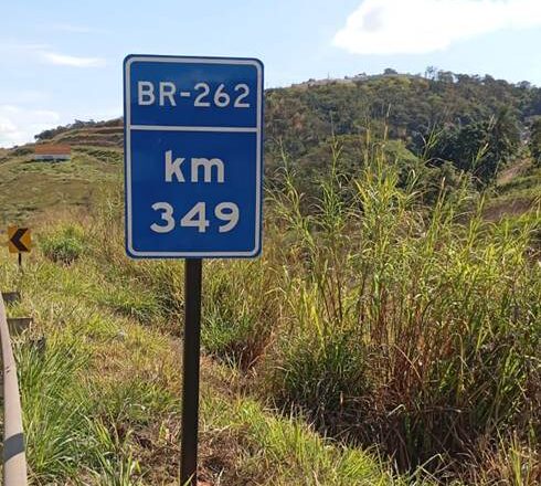 Way-262 atualiza marcos quilométricos na BR-262 entre Betim e Uberaba