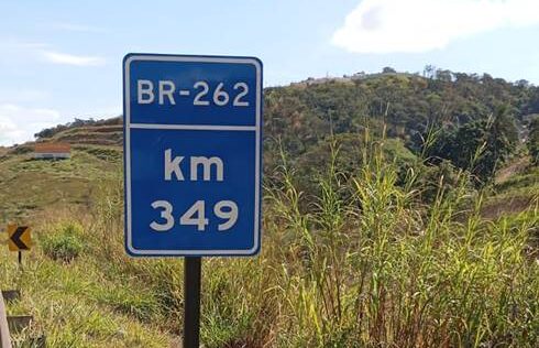 Way-262 atualiza marcos quilométricos na BR-262 entre Betim e Uberaba