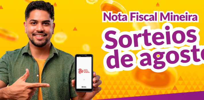 Nota Fiscal Mineira vai pagar mais de meio milhão de reais em agosto