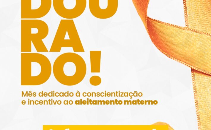 A Secretaria Municipal de Saúde promove ações educativas durante a Campanha Agosto Dourado