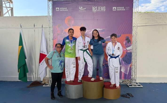 Com apoio da Prefeitura, atletas de Araxá se destacam no Taekwondo nos Jogos Escolares em Araguari