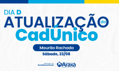 Prefeitura de Araxá realiza “Dia D” de atualização do CadÚnico neste sábado (23) no Mourão Rachado
