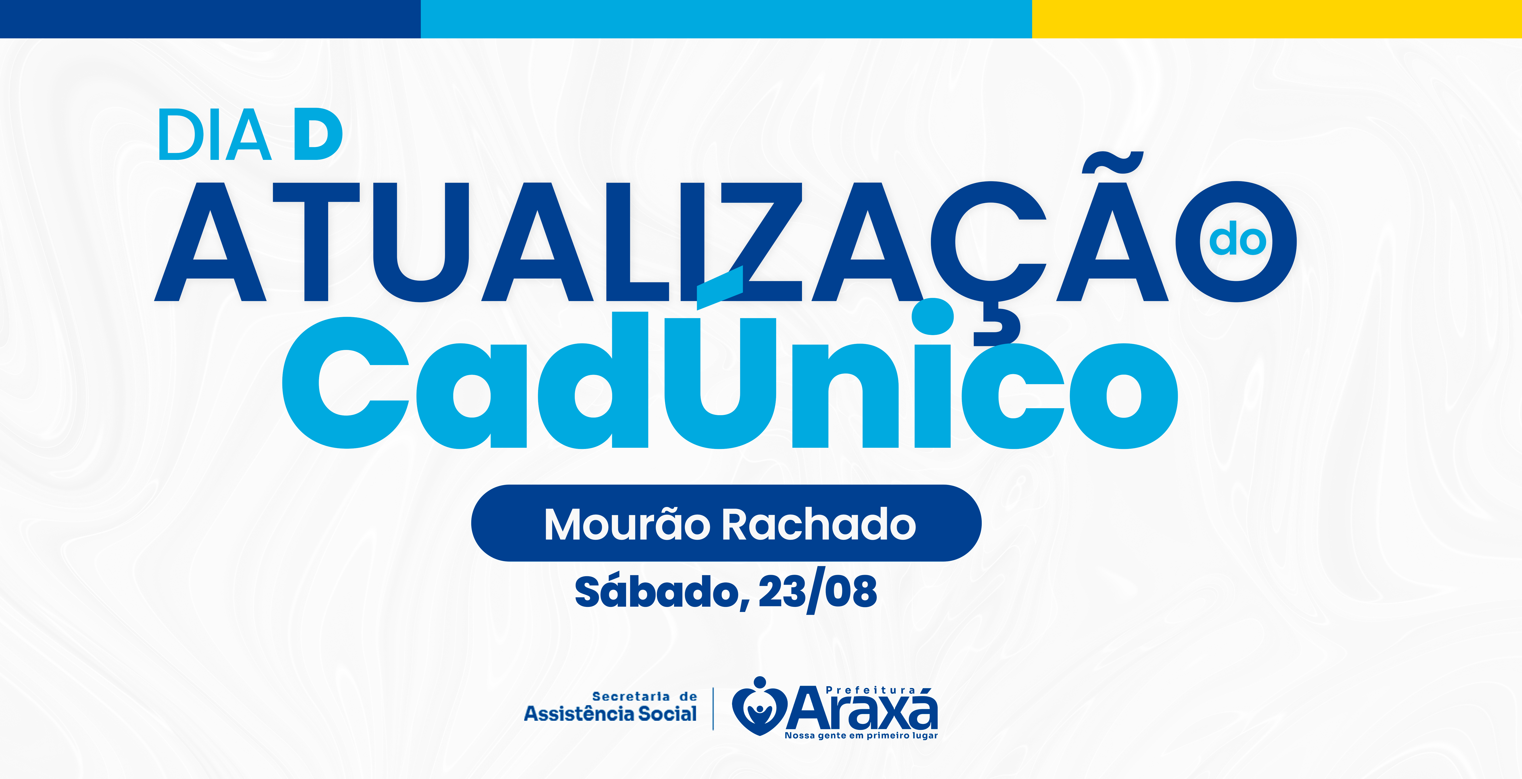 Prefeitura de Araxá realiza “Dia D” de atualização do CadÚnico neste sábado (23) no Mourão Rachado