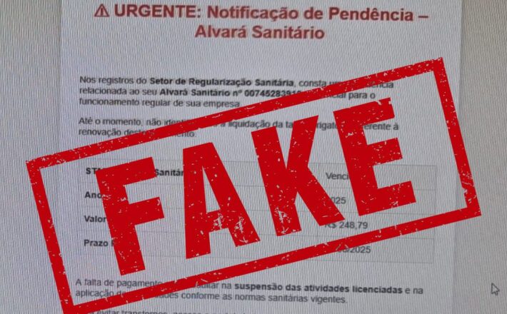 Nota de Esclarecimento – Alerta de Golpe