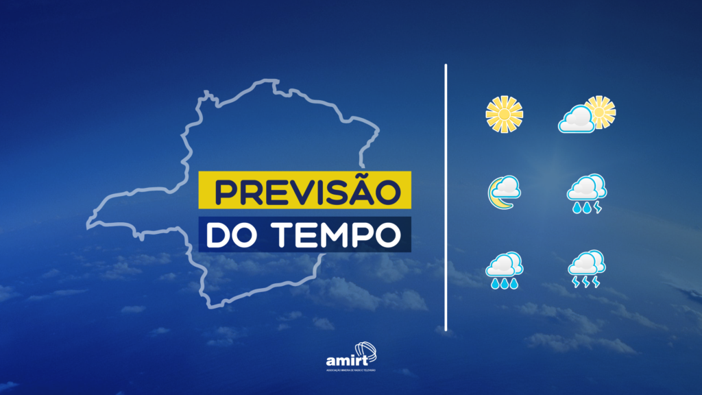 Previsão do tempo para Minas Gerais nesta sexta-feira