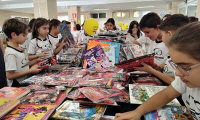 Feira “De Olhos nos Livros” transforma escola em vitrine literária em Araxá