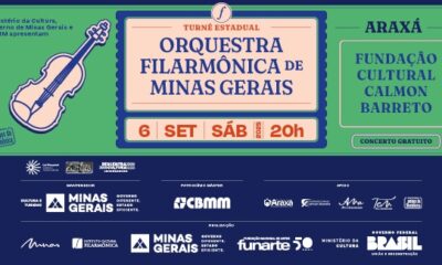 Orquestra Filarmônica de Minas Gerais se apresenta em Araxá no próximo sábado (6)