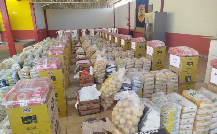 Seis toneladas de alimentos são arrecadadas no 22º MotoFest Araxá, beneficiando entidades araxaenses