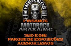 1º Insanos Moto Rock movimenta Araxá com música, solidariedade e espírito de irmandade sobre duas rodas