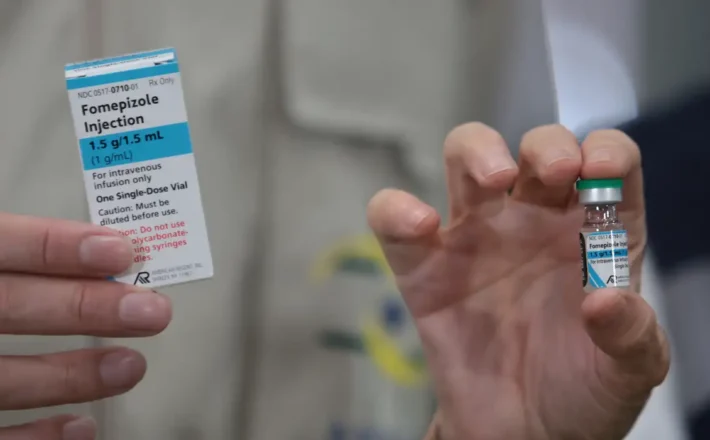 Brasil recebe 2,5 mil unidades de fomepizol, antídoto contra metanol