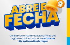 Abre e fecha: confira os serviços da Prefeitura de Araxá durante o feriado do Dia da Consciência Negra