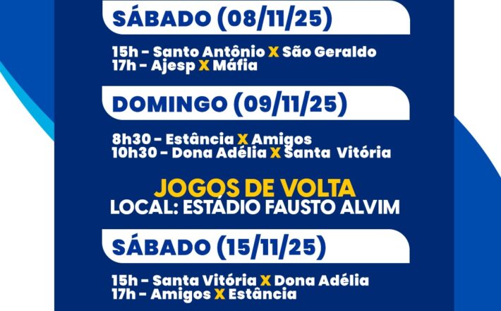 Quartas de final do Ruralão 2025 começam neste fim de semana no Estádio Fausto Alvim