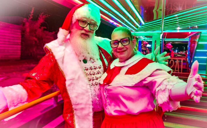 Chegada do Papai Noel abre oficialmente o FestNatal Araxá 2025 nesta quinta (4)