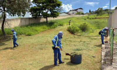 Prefeitura de Araxá reforça capina mecanizada no período chuvoso em locais estratégicos na cidade