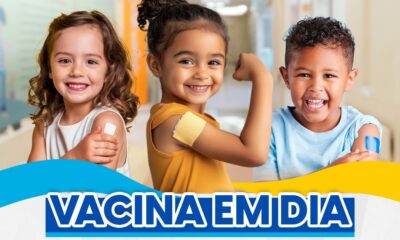 Saúde convoca crianças e adolescentes para atualização do cartão de vacinas durante as férias escolares